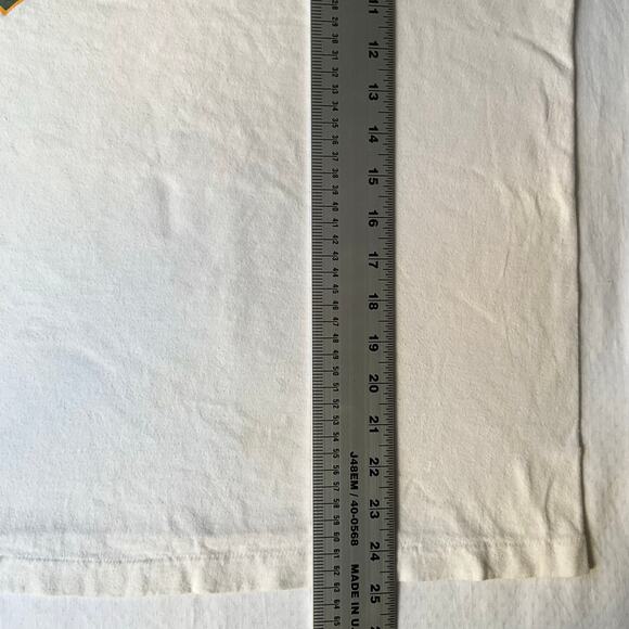 Anvil Women’s Sleeveless Workout Tank Top Size L, Off White, Oakland Athletics - Picture 3 of 7